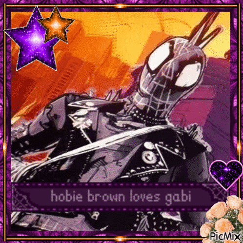 Spider Man With Hobie Brown Loves Gabi GIF