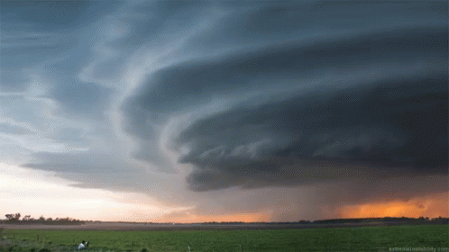 A Picture Of A Stormy Sky With A Website Called Extremeinstability.com In The Corner GIF