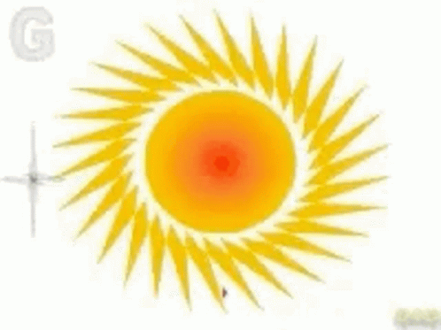 a picture of a sun with the words `` good morning good day '' on it .