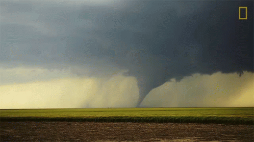 A Picture Of A Tornado Taken By National Geographic Magazine GIF