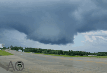 A Picture Of A Tornado With The Letters Ao Visible GIF