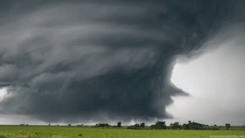 A Picture Of A Tornado With The Website Extremeindivisibility.com At The Bottom GIF
