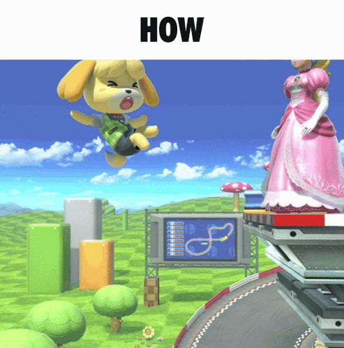 A Picture Of A Video Game With The Word How On Top GIF