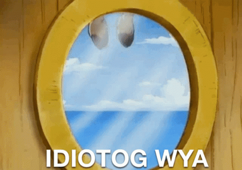 A Picture Of A Window With The Words Idiotog Wya Above It GIF