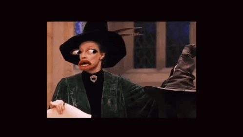 A Picture Of A Witch That Says " Can You Not Just Behave Yourself For 5 Minutes !!! " GIF