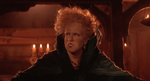 A Picture Of A Witch With The Words Another Glorious Morning GIF