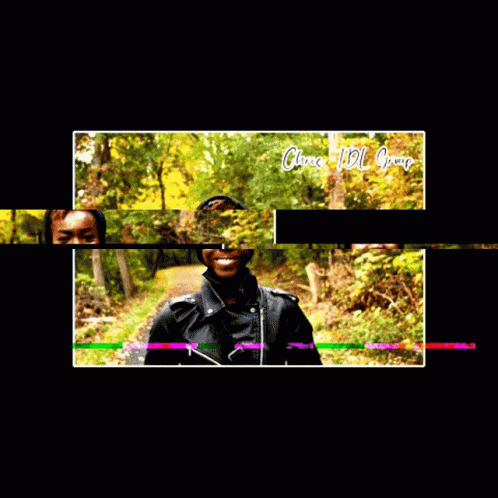 A Picture Of A Woman In A Hooded Jacket With The Name Cline Tdl Gray On The Bottom GIF