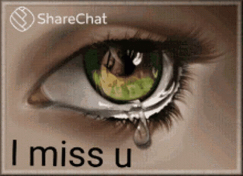 A Picture Of A Woman 'S Eye With A Tear Coming Out Of It GIF