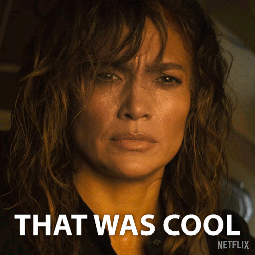 Woman With Caption That Was Cool Netflix GIF