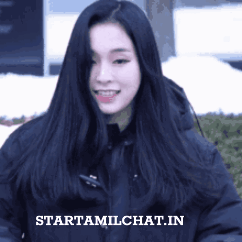 A Picture Of A Woman With The Website Starttamilchat.in Written On The Bottom GIF