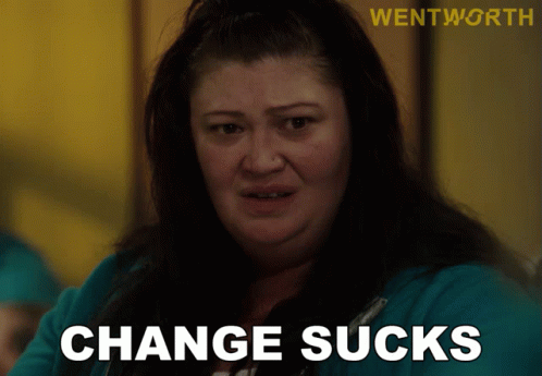 A Picture Of A Woman With The Words Change Sucks On The Bottom GIF