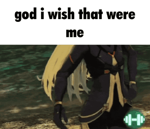 A Picture Of A Woman With The Words God I Wish That Were Me Below Her GIF