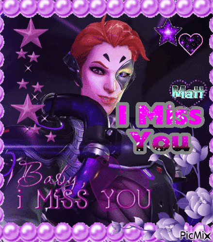A Picture Of A Woman With The Words " I Miss You " Written On It GIF