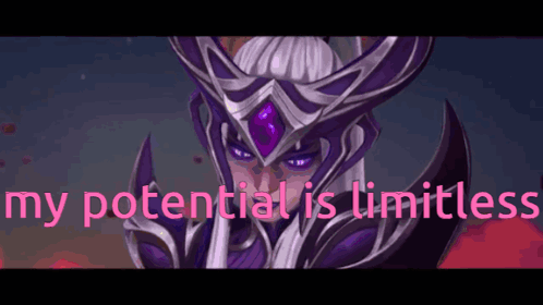 A Picture Of A Woman With The Words My Potential Is Limitless GIF