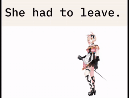A Picture Of An In-N-Out Burger And French Fries With The Words She Had To Leave GIF