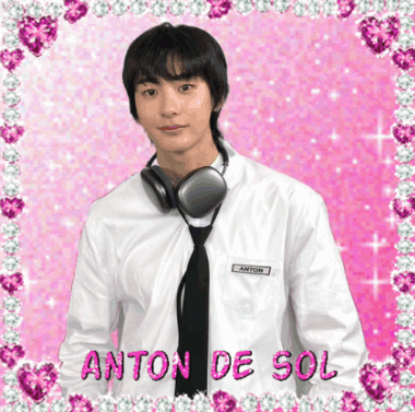 Anton De Sol Wearing Headphones GIF