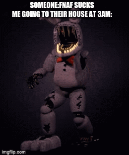 A Picture Of Bonnie From Five Nights At Freddy 'S GIF
