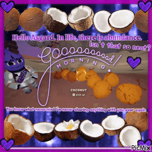 Coconuts And Pears With Hello Asgard GIF