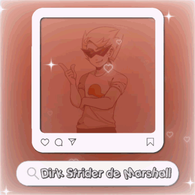 A Picture Of Dirk Strider De Marshal With A Thumbs Up GIF