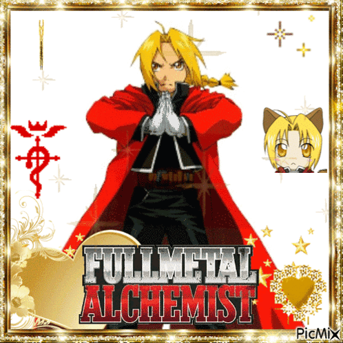 A Picture Of Edward Elric From Full Metal Alchemist GIF