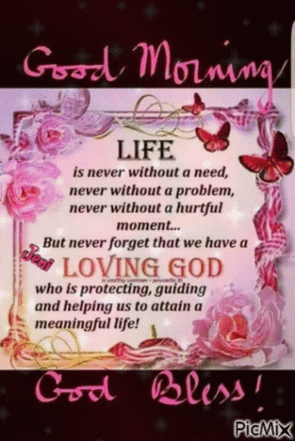 A Picture Of Flowers And Butterflies With A Quote That Says Life Is Never Without A Need GIF
