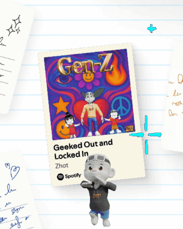 A Picture Of Geeked Out And Locked In Spotify GIF