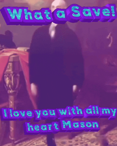 a picture of george washington with the words what a save i love you with all my heart mason below it