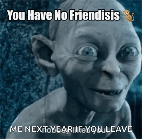 A Picture Of Gollum From The Lord Of The Rings GIF