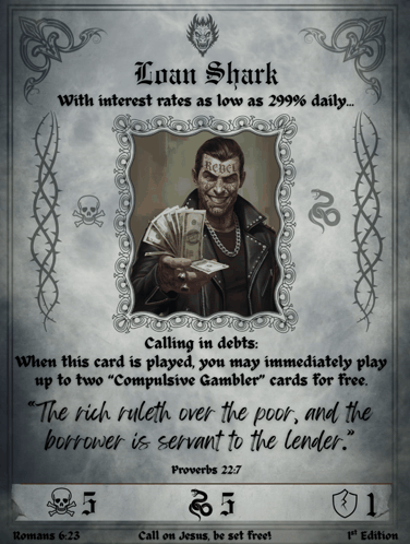A Picture Of Loan Shark With Interest Rates As Low As 2999 Daily GIF