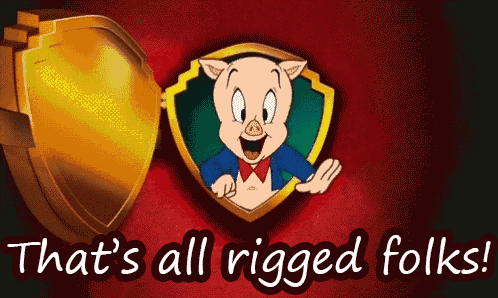A Picture Of Looney Tunes With The Words That 'S All Rigged Folks Below It GIF