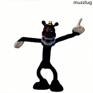 A Picture Of Nightmare Freddy Says I 'M Ready Fo Beddyyyy GIF