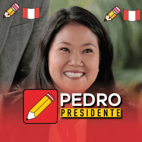 A Picture Of Pedro Presidente With A Woman Smiling In The Background GIF
