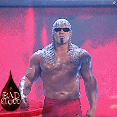 A Picture Of Scott Steiner With A Blood Drop GIF