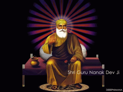 A Picture Of Shri Guru Nanak Dev Ji GIF