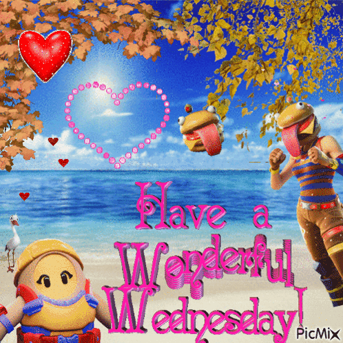 A Picture That Says " Have A Wonderful Wednesday " On It GIF