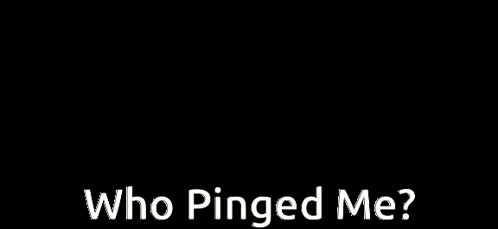 A Pile Of Gold With The Words Who Pinged Me On It GIF