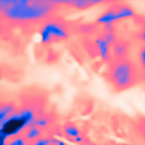 A Pink And Blue Abstract Background With A Blurred Texture GIF