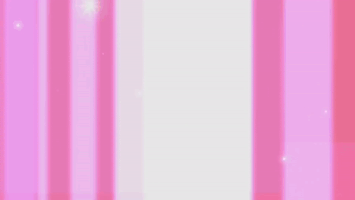 A Pink And White Striped Background With A White Silhouette Of A Person GIF