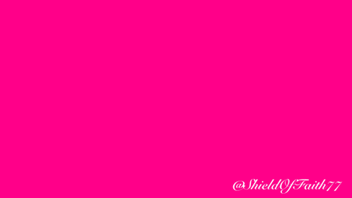 A Pink Background With The Words Jesus Is Lord In Yellow Letters GIF