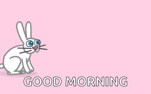 A Pink Background With The Words Spring Forward And A Bunny GIF