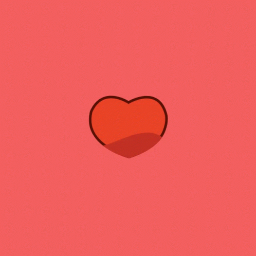 a pink heart with a red heart in the center