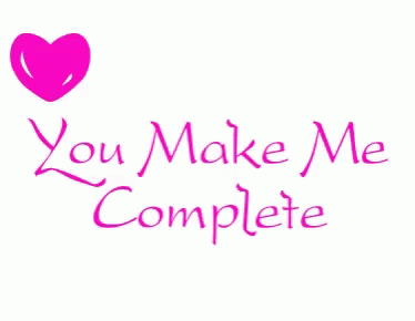 A Pink Heart With The Words " You Make Me Completely Miserable " Below It GIF