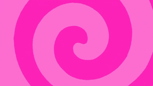 A Pink Swirl With The Words Goin ' Delululu On It GIF