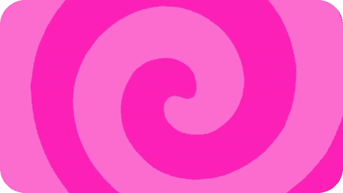 A Pink Swirl With The Words Goin ' Delululu Written On It GIF