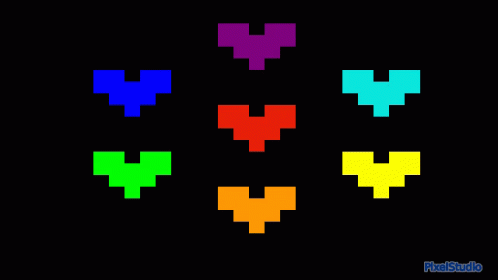 A Pixel Art Displays The Word Undertale GIF