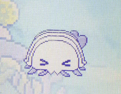 A Pixel Art Drawing Of A Dog With A Heart On Its Head GIF