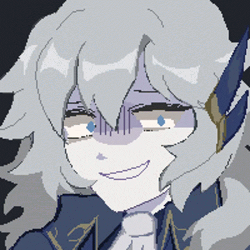 Pixel Art Girl With Tear In Eye GIF
