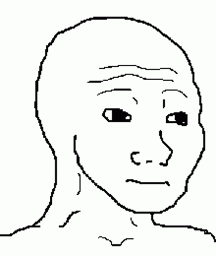 A Pixel Art Drawing Of A Man With Blood Coming Out Of His Eyes GIF