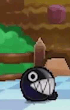 A Pixel Art Drawing Of A Shark With Sharp Teeth Standing On A Ice Surface . GIF