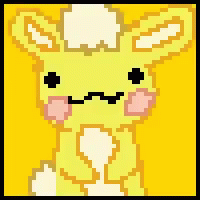 A Pixel Art Drawing Of A Sheep With A Mustache GIF